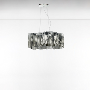 Triple Linear Glass Pendant Lamp | Artemide Logico | Italianfurniture.com