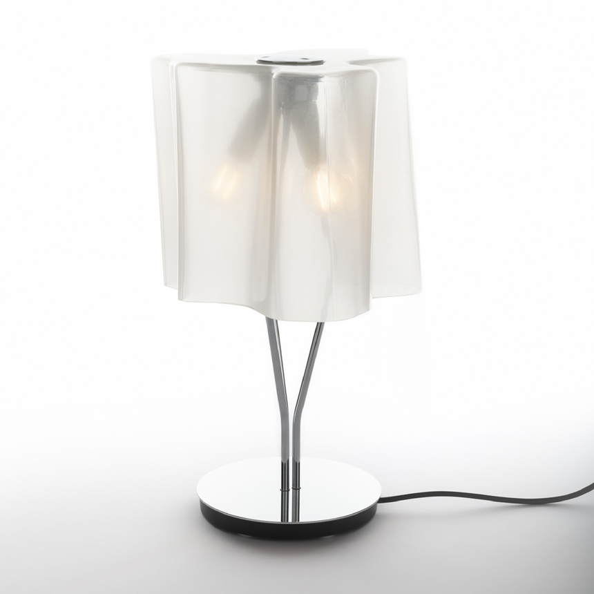 Organic-Shaped Glass Table Lamp | Artemide Logico | Italianfurniture.com