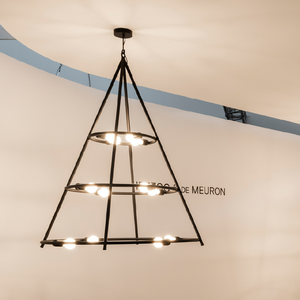 Steel Tubes Conical Pendant Lamp | Artemide El Poris