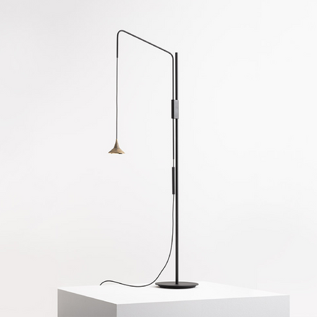 Conical Shade Adjustable Floor Lamp | Artemide Unterlinden | Italianfurniture.com