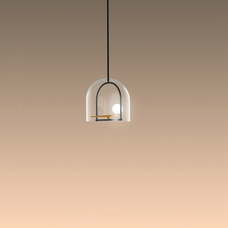 Stylized Figure Pendant Lamp | Artemide Yanzi | Italianfurniture.com