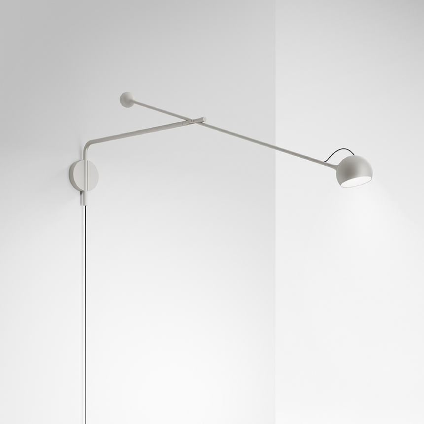 Aluminum Rod Wall Lamp | Artemide Ixa | Italianfurniture.com