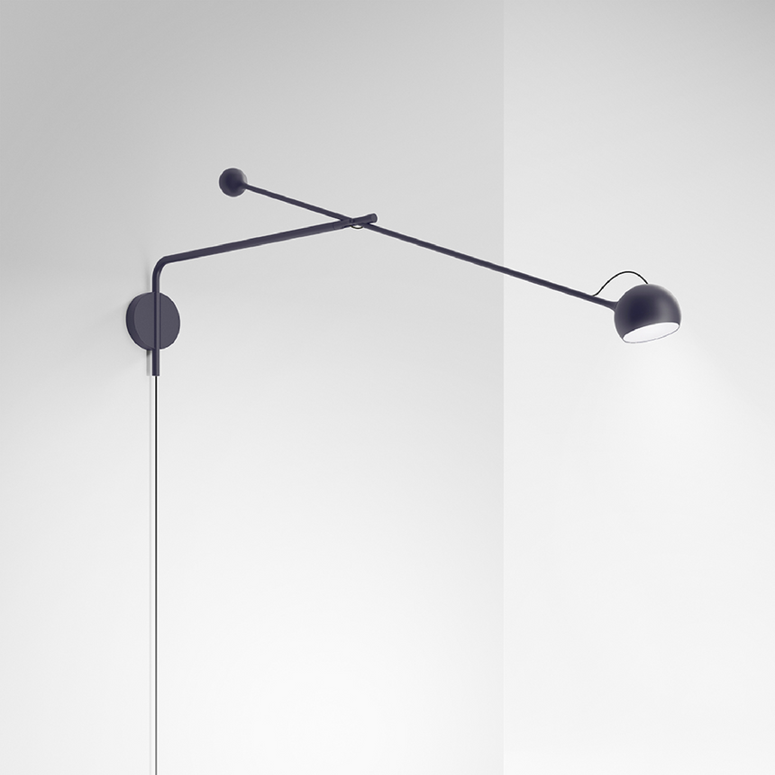 Aluminum Rod Wall Lamp | Artemide Ixa | Italianfurniture.com