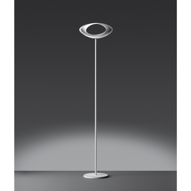 White Aluminum Floor Lamp | Artemide Cabildo | Italianfurniture.com