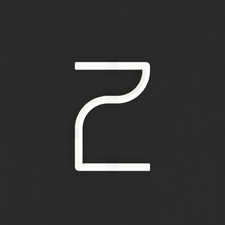 Letters Mini Wall lamp | Artemide Alphabet of Light | Italianfurniture.com