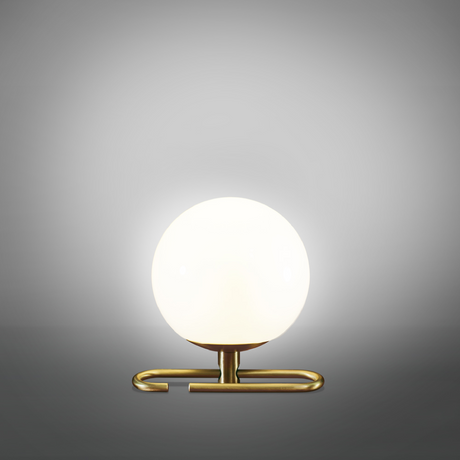 White Blown Glass Table Lamp | Artemide nh1217 | Italianfurniture.com