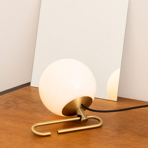 White Blown Glass Table Lamp | Artemide nh1217 | Italianfurniture.com
