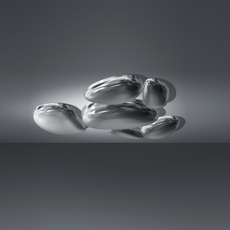 Non-Electrified Aluminum Ceiling Lamp | Artemide Skydro | Italianfurniture.com