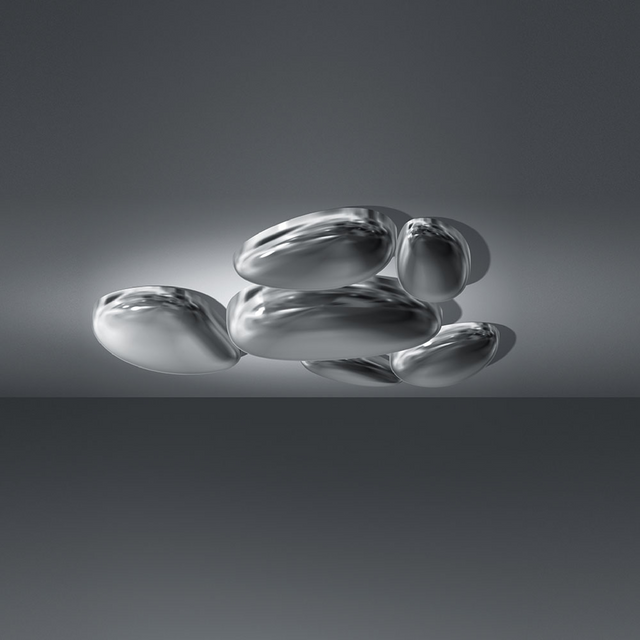 Non-Electrified Aluminum Ceiling Lamp | Artemide Skydro | Italianfurniture.com