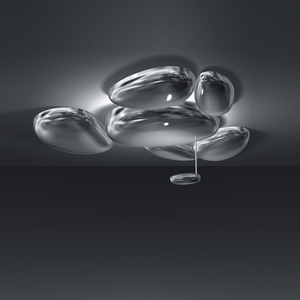 Mirrored Aluminum Ceiling Lamp | Artemide Skydro | ItalianFurniture.com