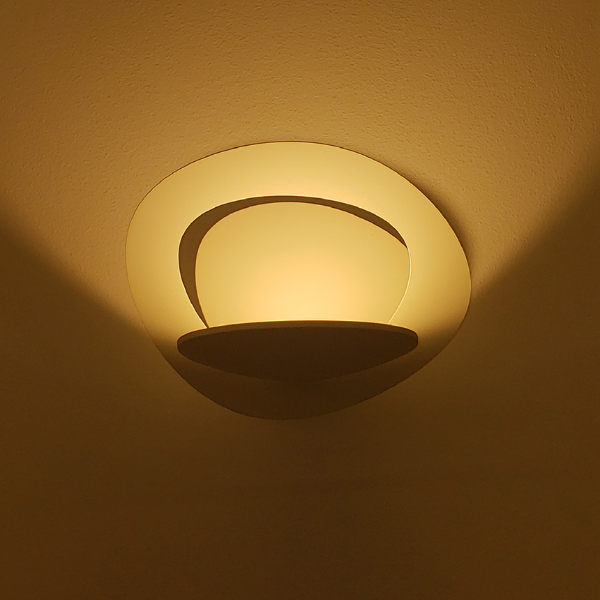 Painted Aluminum Wall Lamp | Artemide Pirce | Italianfurniture.com