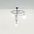 Blown Glass Globe Chandelier | Artemide nh | Italianfurniture.com