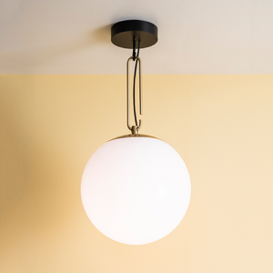 Spherical White Glass Ceiling Lamp | Artemide nh | ItalianFurniture.com