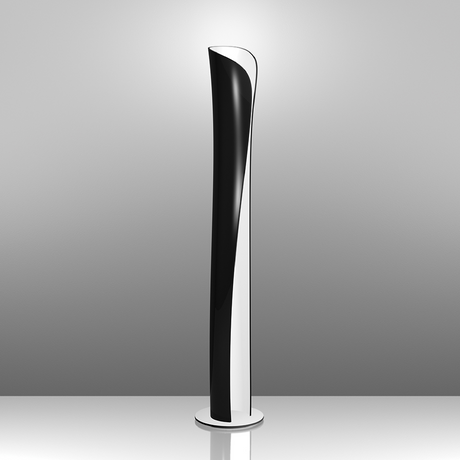 Curved Aluminum Floor Lamp | Artemide Cadmo | Italianfurniture.com