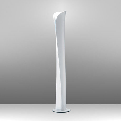 Curved Aluminum Floor Lamp | Artemide Cadmo | Italianfurniture.com