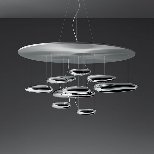 Satin Finished Dimmable Pendant Lamp | Artemide Mercury | Italianfurniture.com
