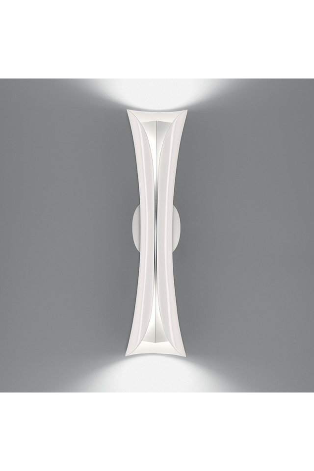 Curved Aluminum Wall Lamp | Artemide Cadmo | Italianfurniture.com