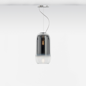 Pill-Shaped Glass Pendant Lamp | Artemide Gople | Italianfurniture.com