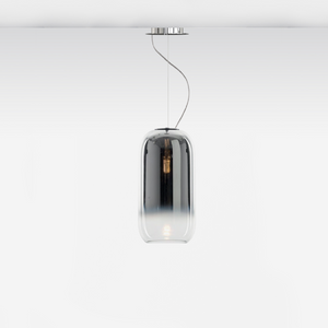 Pill-Shaped Glass Pendant Lamp | Artemide Gople | Italianfurniture.com