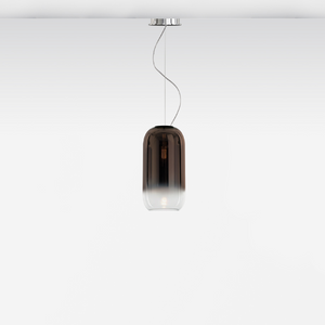Pill-Shaped Glass Pendant Lamp | Artemide Gople | Italianfurniture.com