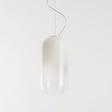 Pill-Shaped Glass Pendant Lamp | Artemide Gople | Italianfurniture.com