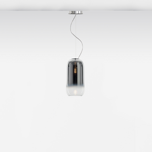 Pill-Shaped Glass Pendant Lamp | Artemide Gople | Italianfurniture.com