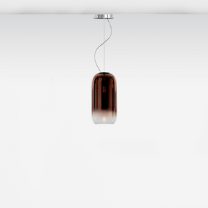 Pill-Shaped Glass Pendant Lamp | Artemide Gople | Italianfurniture.com