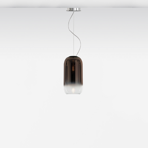 Pill-Shaped Glass Pendant Lamp | Artemide Gople | Italianfurniture.com