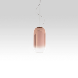 Pill-Shaped Glass Pendant Lamp | Artemide Gople | Italianfurniture.com