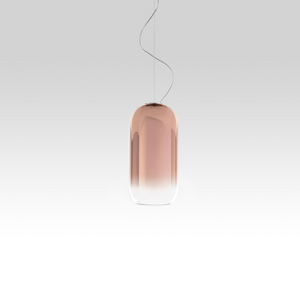 Pill-Shaped Glass Pendant Lamp | Artemide Gople | Italianfurniture.com