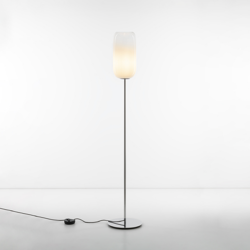 Hand-blown Glass Floor Lamp | Artemide Gople | Italianfurniture.com