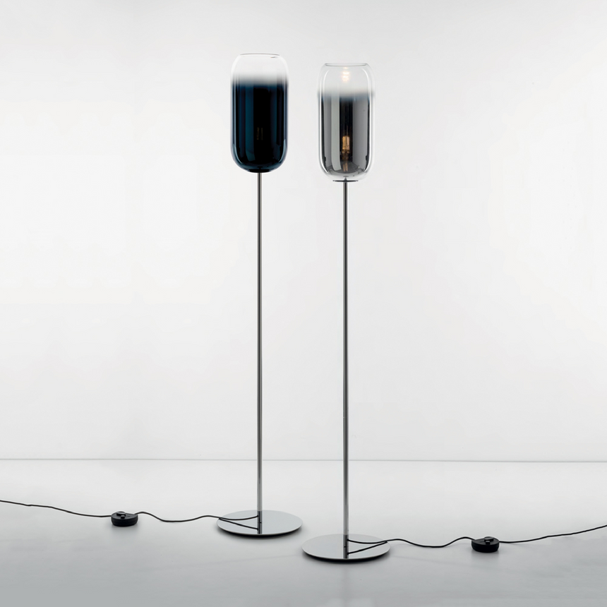 Hand-blown Glass Floor Lamp | Artemide Gople | Italianfurniture.com
