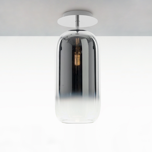 Pill-Shaped Glass Ceiling Lamp | Artemide Gople | ItalianFurniture.com