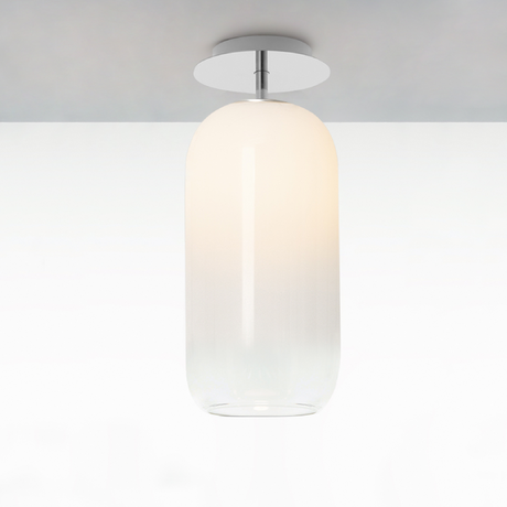 Pill-Shaped Glass Ceiling Lamp | Artemide Gople | ItalianFurniture.com