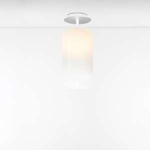 Pill-Shaped Glass Ceiling Lamp | Artemide Gople | ItalianFurniture.com