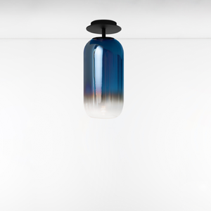 Pill-Shaped Glass Ceiling Lamp | Artemide Gople | ItalianFurniture.com