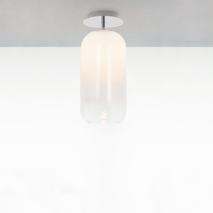 Pill-Shaped Glass Ceiling Lamp | Artemide Gople | ItalianFurniture.com