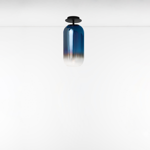 Pill-Shaped Glass Ceiling Lamp | Artemide Gople | ItalianFurniture.com