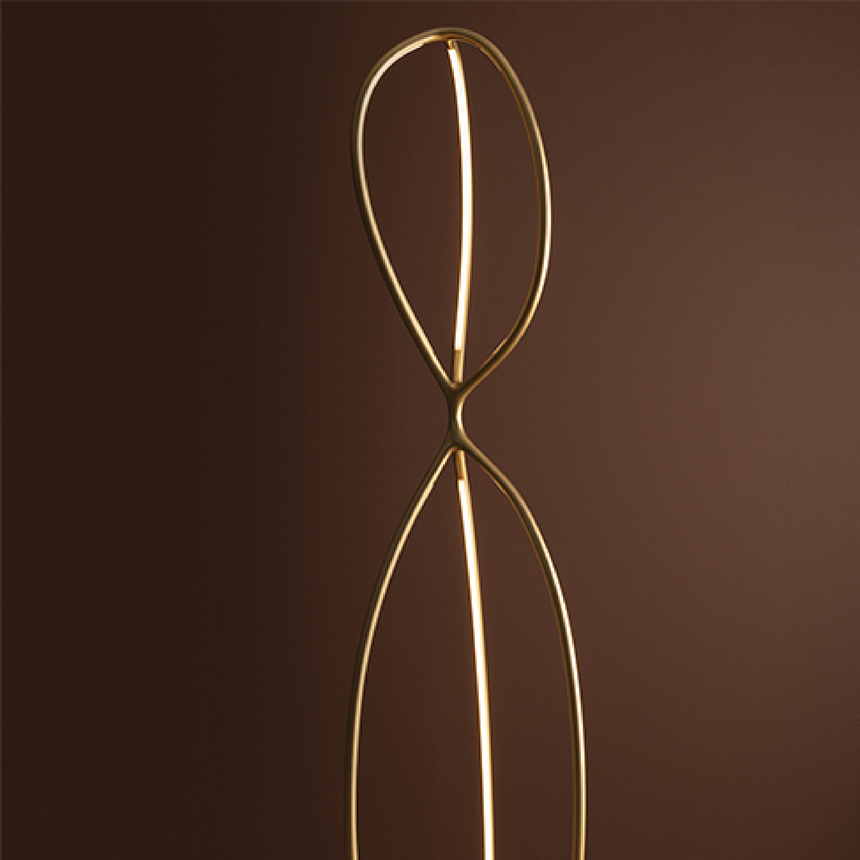 Organic-Shaped Floor Lamp | Artemide Arrival | Italianfurniture.com