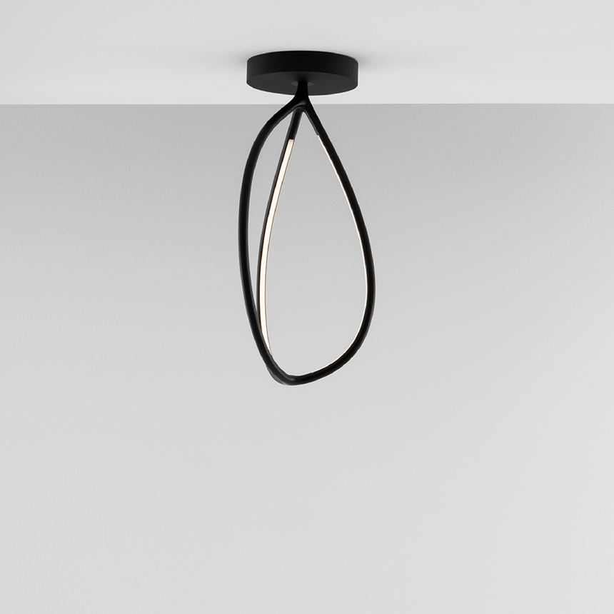 Curved Line Ceiling Lamp | Artemide Arrival | Italianfurniture.com