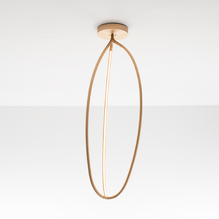 Curved Line Ceiling Lamp | Artemide Arrival | Italianfurniture.com
