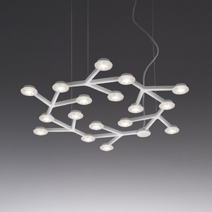 Connected Aluminum Pendant Lamp | Artemide Led Net | Italianfurniture.com