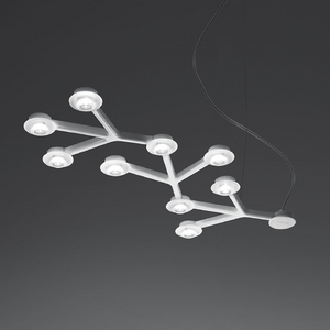 Connected Aluminum Pendant Lamp | Artemide Led Net | Italianfurniture.com