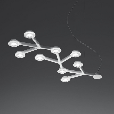 Connected Aluminum Pendant Lamp | Artemide Led Net | Italianfurniture.com