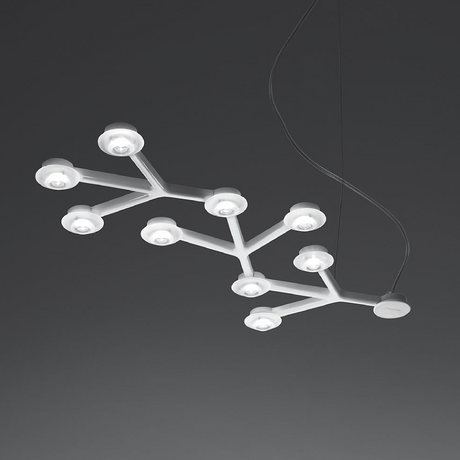 Connected Aluminum Pendant Lamp | Artemide Led Net | Italianfurniture.com