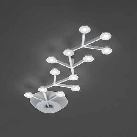 Connected Aluminum Ceiling Lamp | Artemide Led Net | ItalianFurniture.com