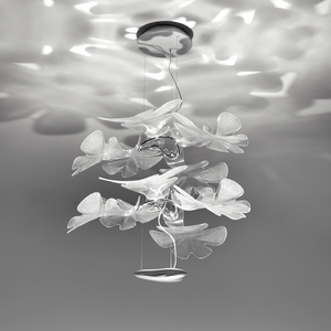 Clear Wavy Pendant Lamp | Artemide Chlorophilia | Italianfurniture.com