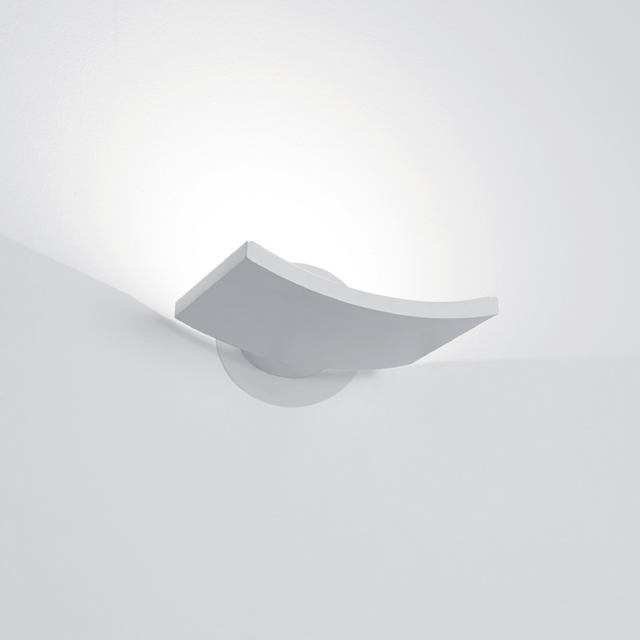 Curved Aluminum Micro Wall Lamp | Artemide Surf | Italianfurniture.com