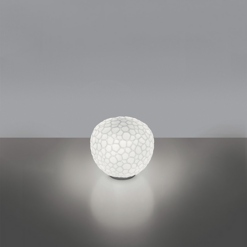 Double-Layered Glass Table Lamp | Artemide Meteorite | Italianfurniture.com
