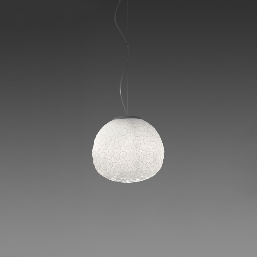 Artistic Glass Sphere Pendant Lamp | Artemide Meteorite | Italianfurniture.com